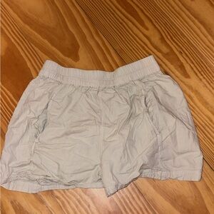 FREE PEOPLE GET FREE POPLIN PULL-ON SHORTS